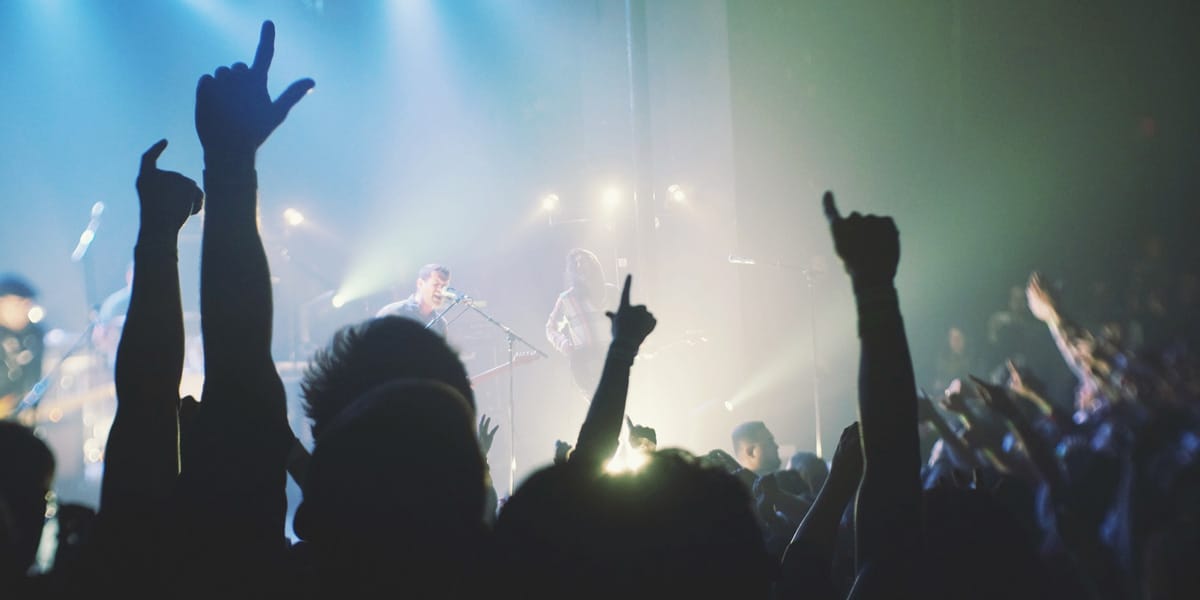 koncert med billetscanning
