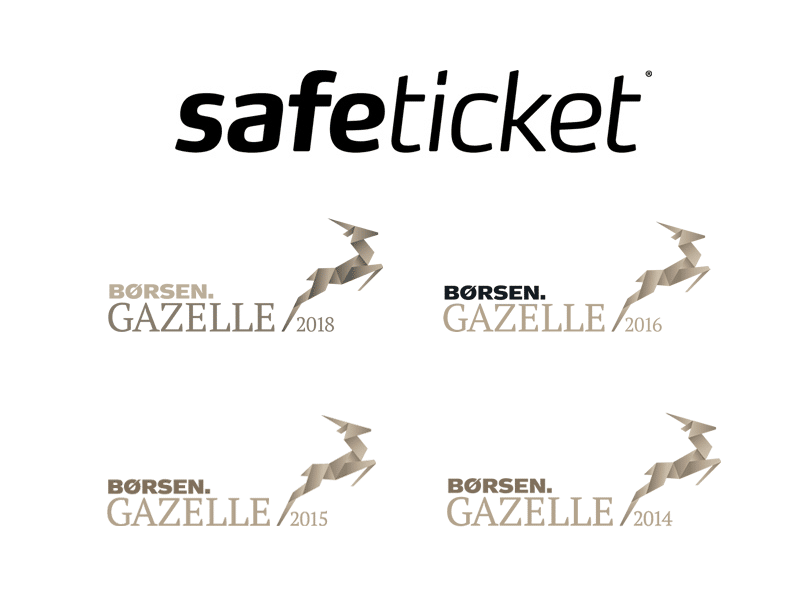 Safeticket A/S er kåret som Børsen Gazelle i 4 år.