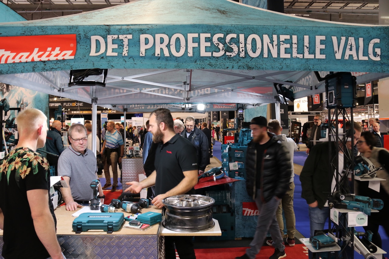 Stemningsbillede fra FTZ Fagmesse. Udstillere køber pladser på messen via FTZ' billetsystem