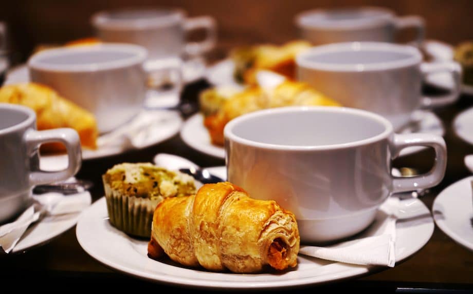 Kaffepause til arrangement