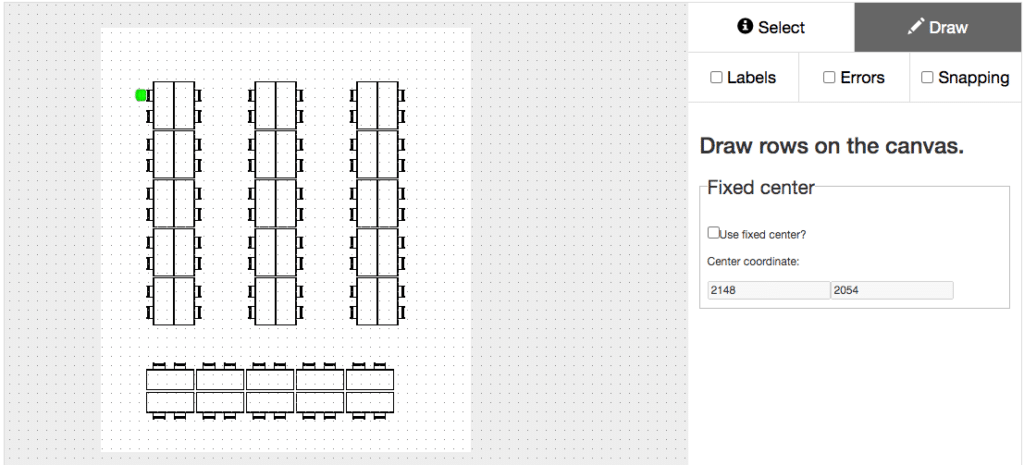 draw, seatmapværktøj