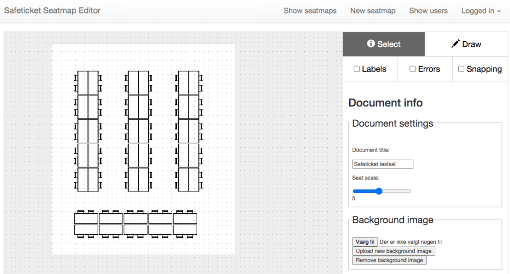 indsæt baggrundsgrafik - seatmapværktøj